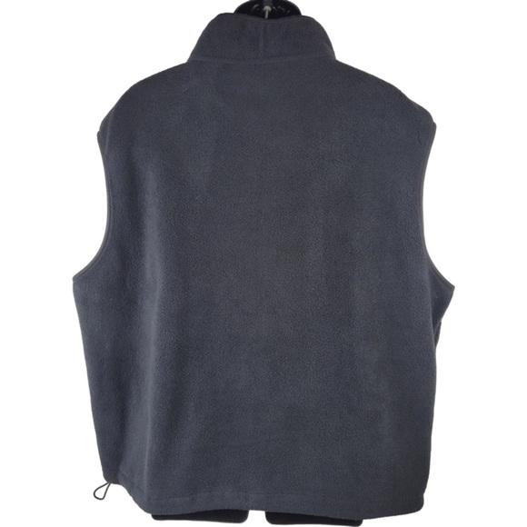 NWT Basic Edition Mens black fleece zipper vest size XL - Picture 11 of 11